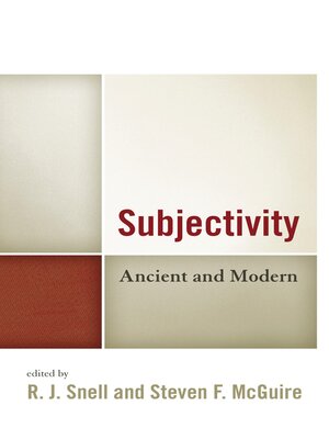 cover image of Subjectivity